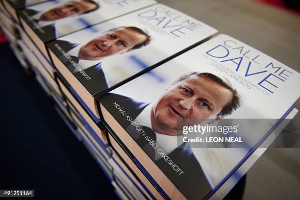 Copies of the controversial biography on British Prime Minister David Cameron, entitled "Call me Dave" by Michael Ashcroft and Isabel Oakeshott are...