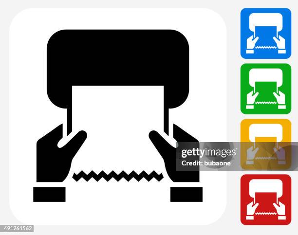 drying hands icon flat graphic design - kitchen roll stock illustrations