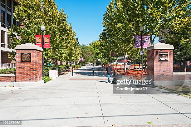 chico state university views - chico stock pictures, royalty-free photos & images