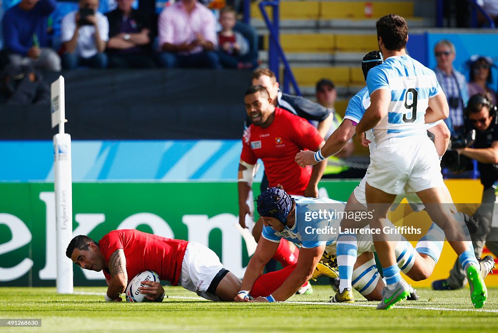 Argentina v Tonga - Group C: Rugby World Cup 2015