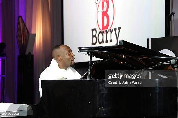 Wyclef Jean performs at Barry University's 75th Anniversary Birthday Bash at Soho Studios on October 3, 2015 in Miami, Florida.