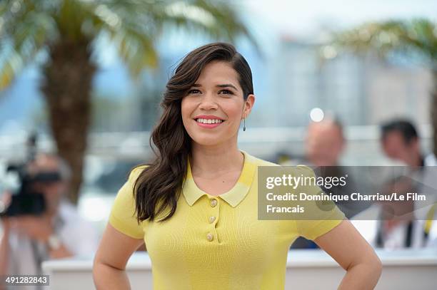 Actress America Ferrera attends the "How To Train Your Dragon 2" photocall at the 67th Annual Cannes Film Festival on May 16, 2014 in Cannes, France.