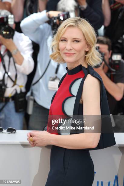 Cate Blanchett attends the "How To Train Your Dragon 2" photocall at the 67th Annual Cannes Film Festival on May 16, 2014 in Cannes, France.