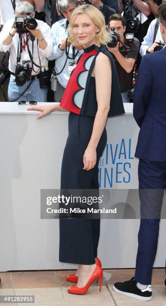 Cate Blanchett attends the "How To Train Your Dragon 2" photocall at the 67th Annual Cannes Film Festival on May 16, 2014 in Cannes, France.