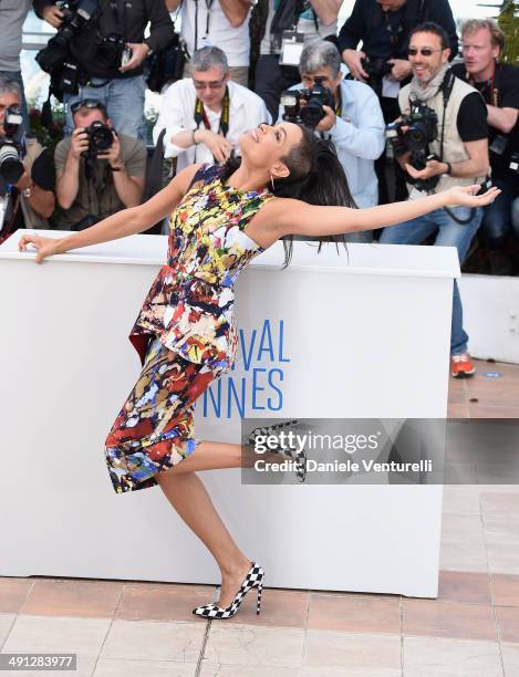 Actress Rosario Dawson attends "Captives" photocall at the 67th Annual Cannes Film Festival on May 16, 2014 in Cannes, France.