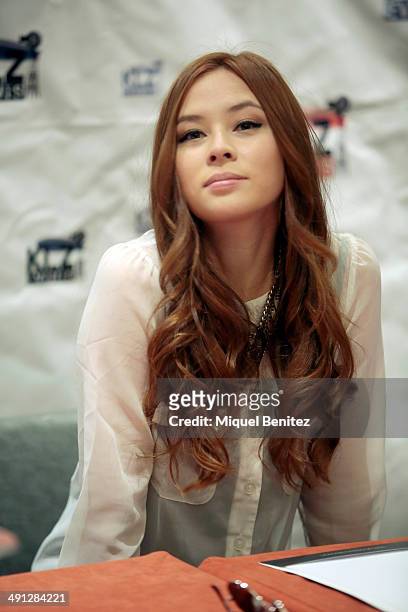 Malese Jow attends the 'BloodyNightCon 4' press conference on May 16, 2014 in Barcelona, Spain.