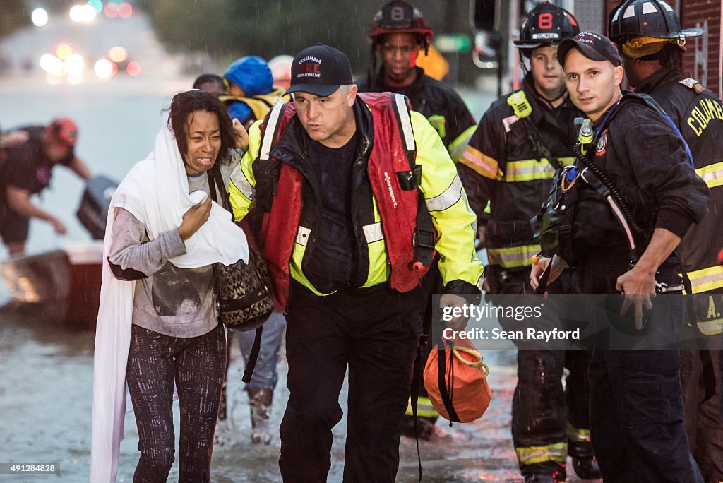 South Carolina Hit By Historic Rain And Flooding