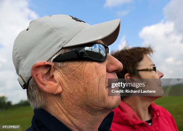 Vimy France - May 14 - Fred and Jean Lowenberger from Saskatchewan take in the Vimy Ridge monument. Vimy Ridge became a very important victory for...