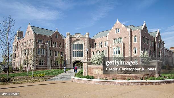 washington university in st. louis (green hall) - st louis missouri stock pictures, royalty-free photos & images