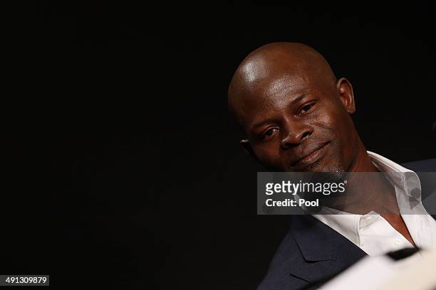 Actor Djimon Hounsou attends the "How To Train Your Dragon 2" press conference during the 67th Annual Cannes Film Festival on May 16, 2014 in Cannes,...