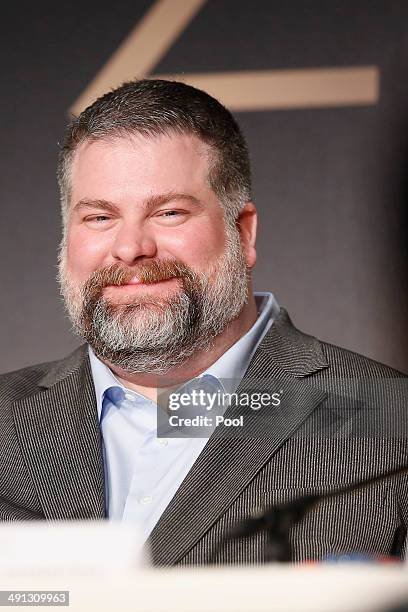 Director Dean DeBlois attends the "How To Train Your Dragon 2" press conference during the 67th Annual Cannes Film Festival on May 16, 2014 in...