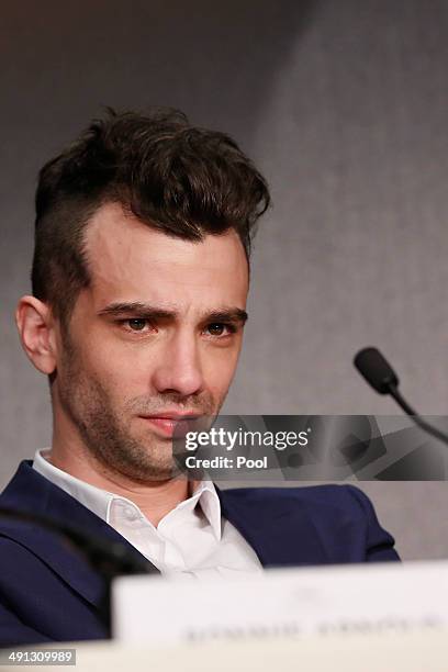 Actor Jay Baruchel attends the "How To Train Your Dragon 2" press conference during the 67th Annual Cannes Film Festival on May 16, 2014 in Cannes,...