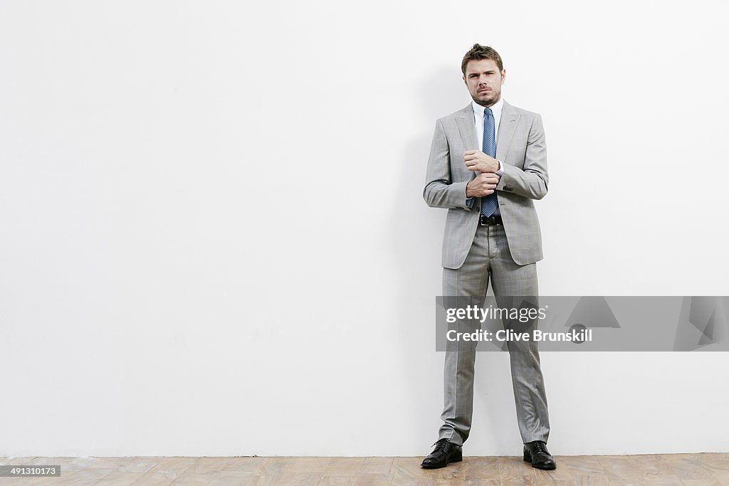 Stanislas Wawrinka, Portrait shoot, March 18, 2014