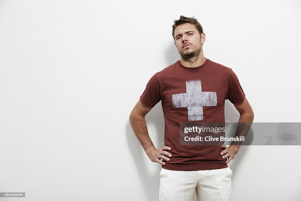 Stanislas Wawrinka, Portrait shoot, March 18, 2014