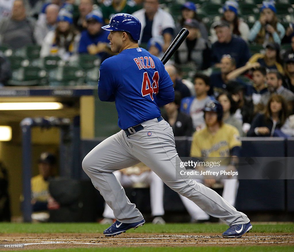 Chicago Cubs v Milwaukee Brewers