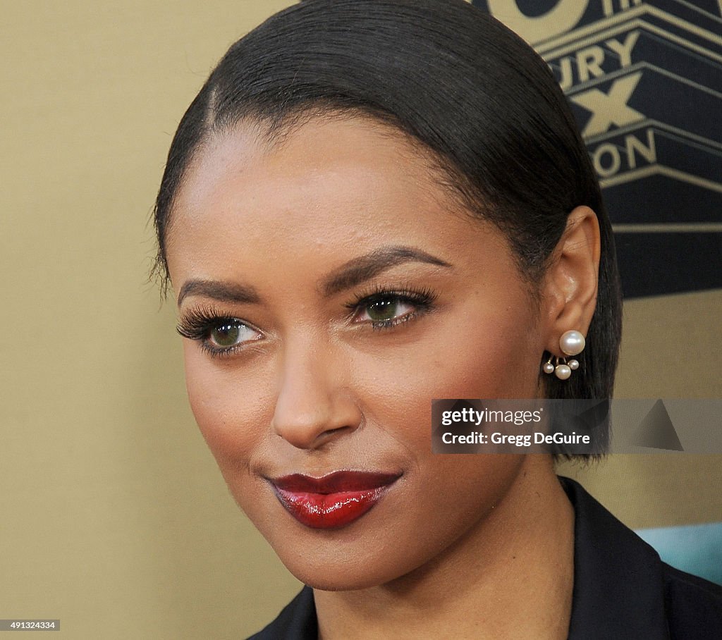 Actress Kat Graham arrives at the premiere screening of FX's... News