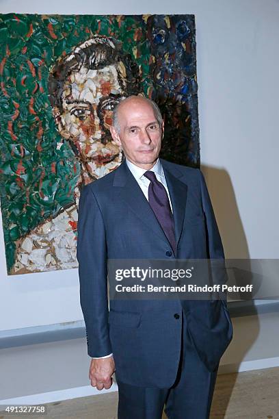 Bernard Ruiz-Picasso attend the 'Picasso Mania' : Press Preview. Held at Grand Palais on October 4, 2015 in Paris, France.