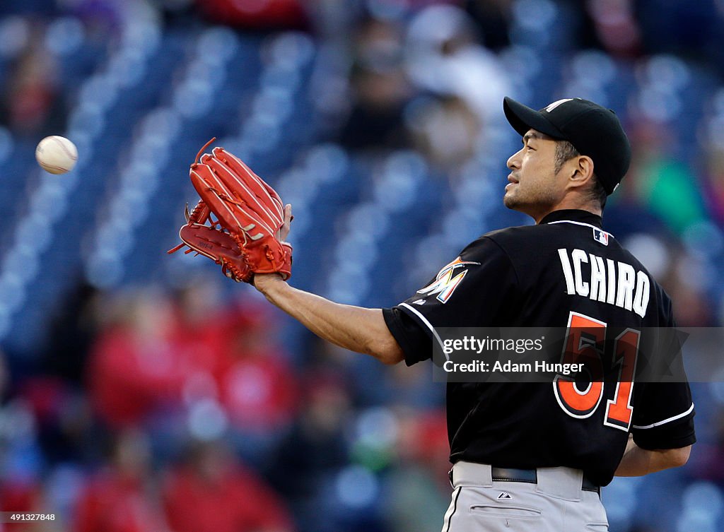 Miami Marlins v Philadelphia Phillies