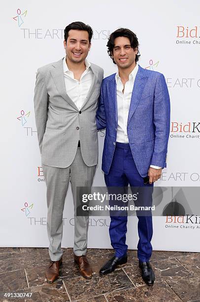 Herve Larren and Benjamin Larretche attend the Art of Elysium's 6th Annual PARADIS presented by BidKind during the 67th Annual Cannes Film Festival...