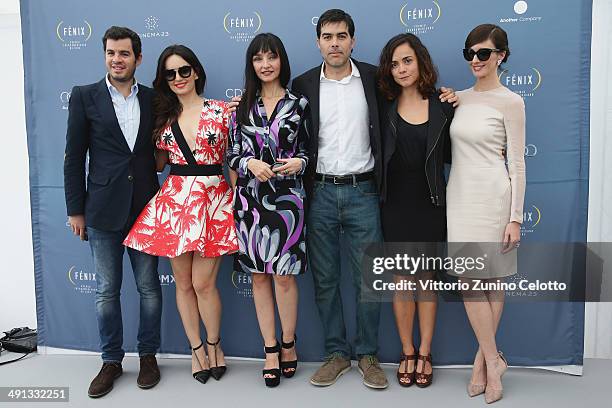 Actresses Maria de Medeiros, Ana de la Reguera, Ricardo Giraldo, actresses Alice Braga and Paz Vega attend the Fenix Film Awards at the 67th Annual...