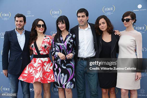 Actresses Maria de Medeiros, Ana de la Reguera, Ricardo Giraldo, actresses Alice Braga and Paz Vega attend the Fenix Film Awards at the 67th Annual...