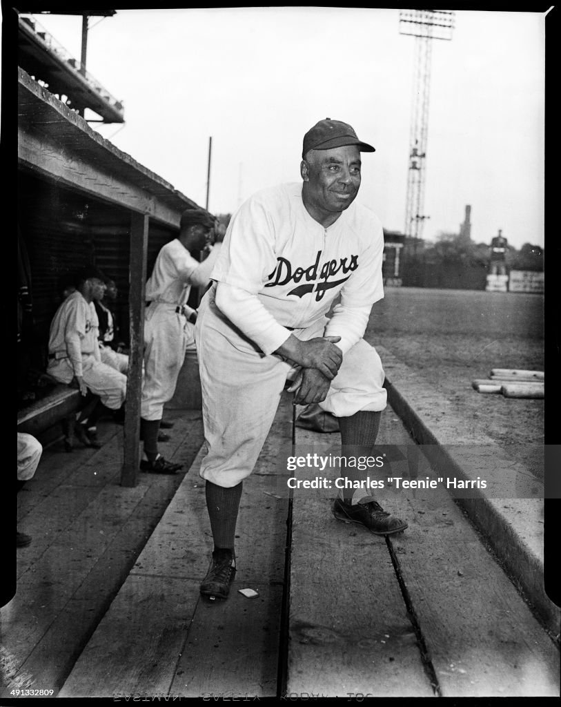 'Oscar Charleston In Dugout'
