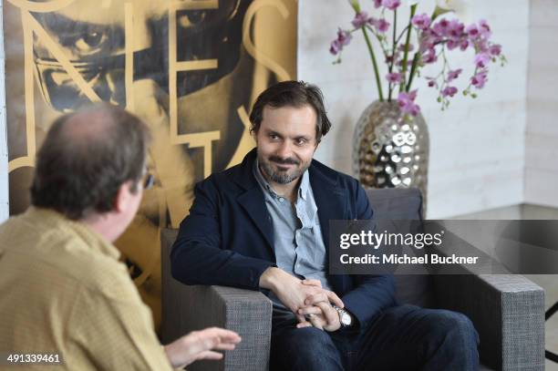 Ned Benson attends Deadline's Cocktails on the Croisette in partnership with AmericanExpress and Film Fraternity at La Gold Plage on May 16, 2014 in...