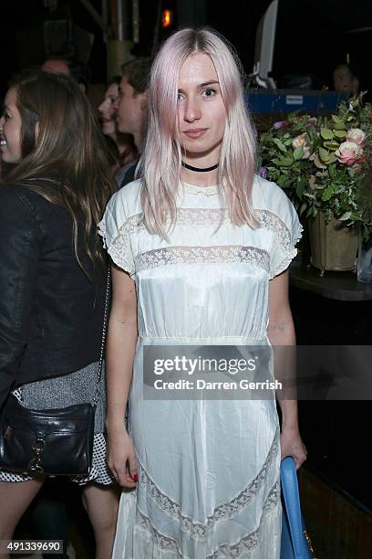 Isabella Burley attends Alexander McQueen/ AnOther Magazine After Partyas part of the Paris Fashion Week Womenswear Spring/Summer 2016 on October 4,...