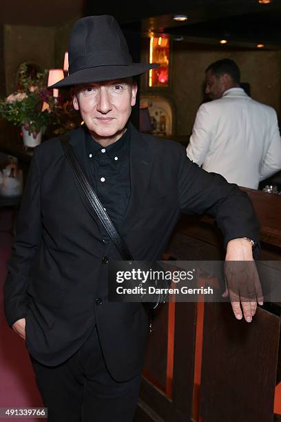 Stephen Jones attends Alexander McQueen/ AnOther Magazine After Partyas part of the Paris Fashion Week Womenswear Spring/Summer 2016 on October 4,...