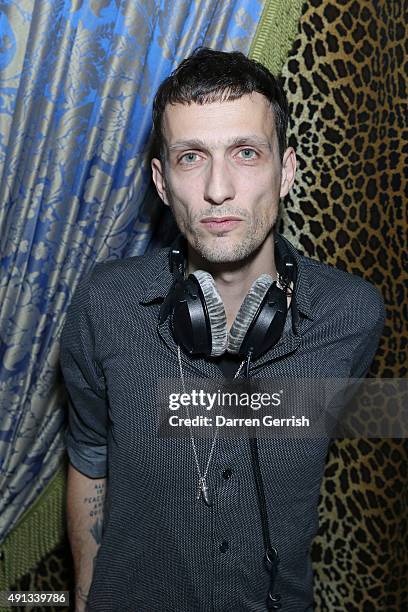 Johnny Hostile attends the Alexander McQueen/ AnOther Magazine After Partyas part of the Paris Fashion Week Womenswear Spring/Summer 2016 on October...