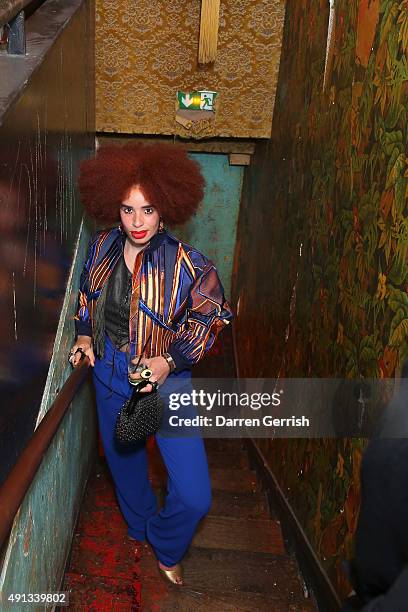 Sadie Clayton attend the Alexander McQueen/ AnOther Magazine After Partyas part of the Paris Fashion Week Womenswear Spring/Summer 2016>> on October...