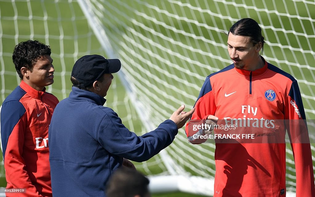 FBL-FRA-LIGUE1-PSG-TRAINING