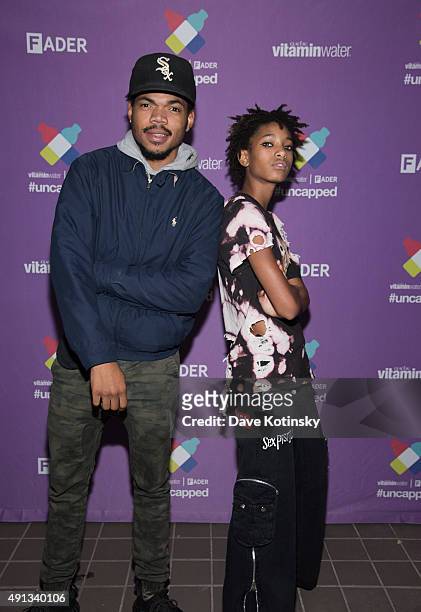 Chance the Rapper and Willow Smith attend vitaminwater and The Fader Unite to "HYDRATE THE HUSTLE" for Fifth Anniversary of #uncapped Concert Series...