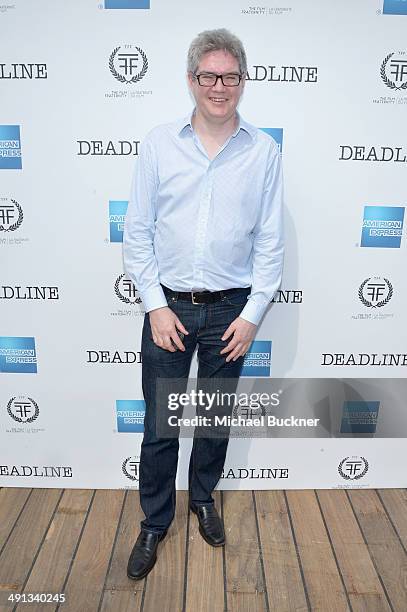 Frank Mannion attends Deadline's Cocktails on the Croisette in partnership with AmericanExpress and Film Fraternity at La Gold Plage on May 16, 2014...
