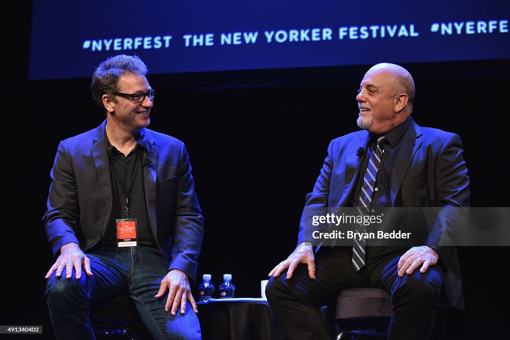 Staff writer for The New Yorker Nick Paumgarten and musician Billy