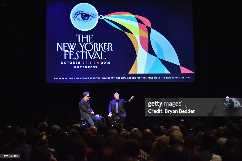 Staff writer for The New Yorker Nick Paumgarten and musician Billy