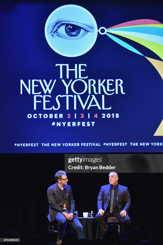 Staff writer for The New Yorker Nick Paumgarten and musician Billy