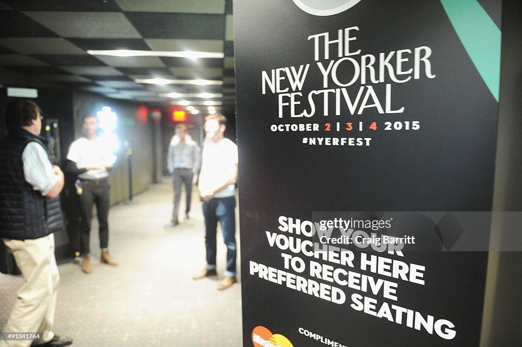 The New Yorker Festival 2015 - Julianna Margulies Talks With Joshua Rothman