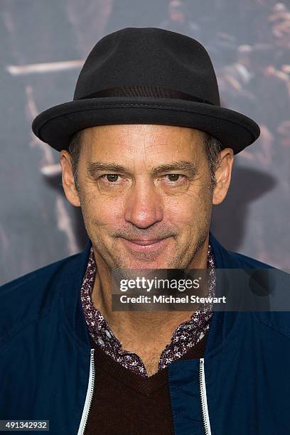 Actor Anthony Edwards attends the "Pan" New York premiere at Ziegfeld Theater on October 4, 2015 in New York City.