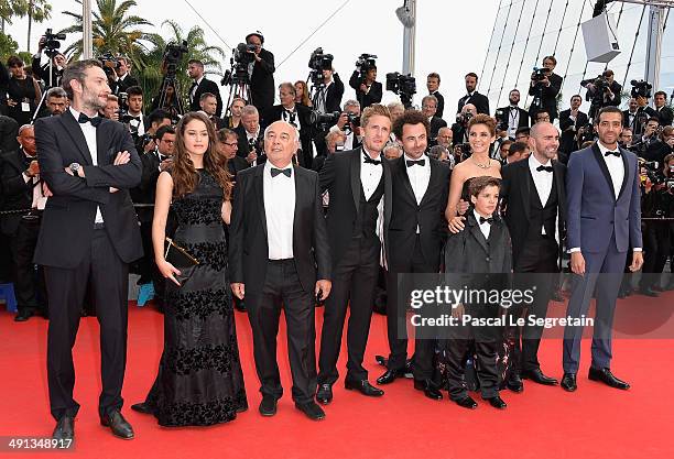 Vincent Desagnat, Alice David, Gerard Jugnot, Philippe Lacheau, Nicolas Benamou, Enzo Tomasini, Clotilde Courau, Julien Arruti and Tarek Boudali...