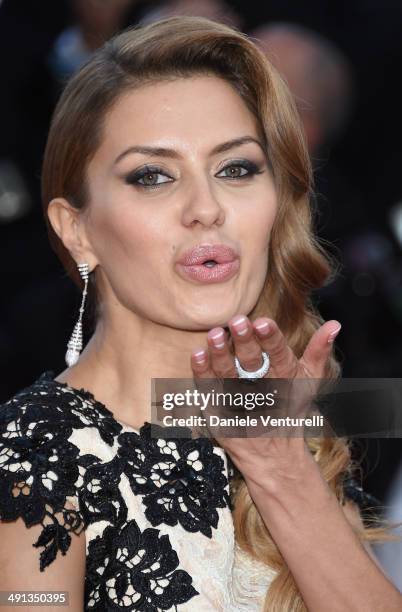 Victoria Bonia attends the "How To Train Your Dragon 2" Premiere at the 67th Annual Cannes Film Festival on May 16, 2014 in Cannes, France.