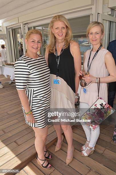 Lisa Gregg attends Deadline's Cocktails on the Croisette in partnership with AmericanExpress and Film Fraternity at La Gold Plage on May 16, 2014 in...