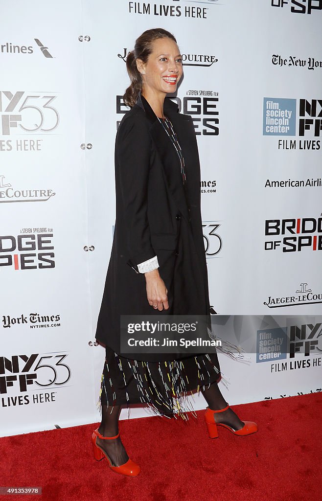 53rd New York Film Festival - "Bridge Of Spies" - Arrivals