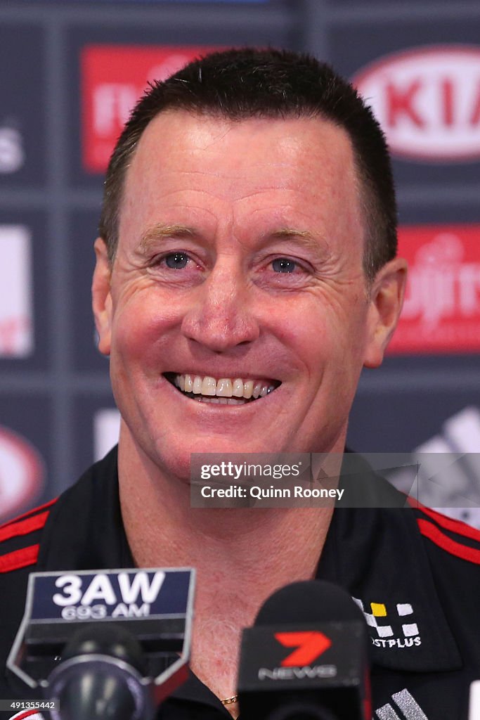 Essendon Bombers Press Conference