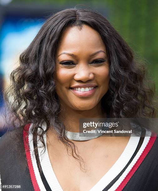 Actress Garcelle Beauvais attends the premiere of Sony Pictures Entertainment's "Goosebumps" at Regency Village Theatre on October 4, 2015 in...