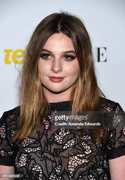Actress Jamison Belushi arrives at Teen Vogue's 13th Annual Young Hollywood Issue Launch Party on October 2, 2015 in Los Angeles, California.