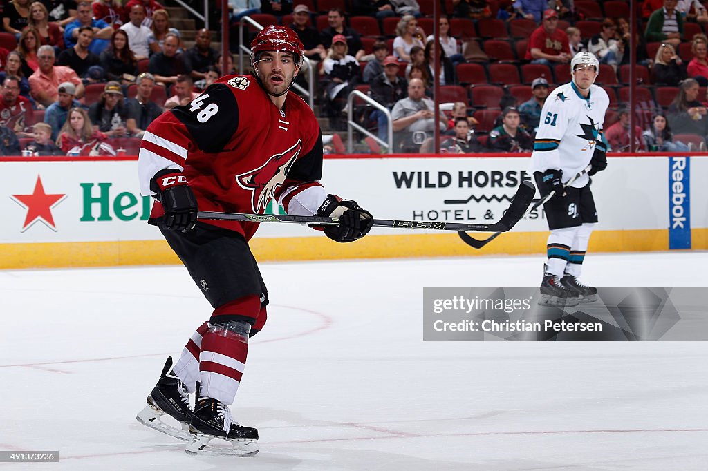 San Jose Sharks v Arizona Coyotes