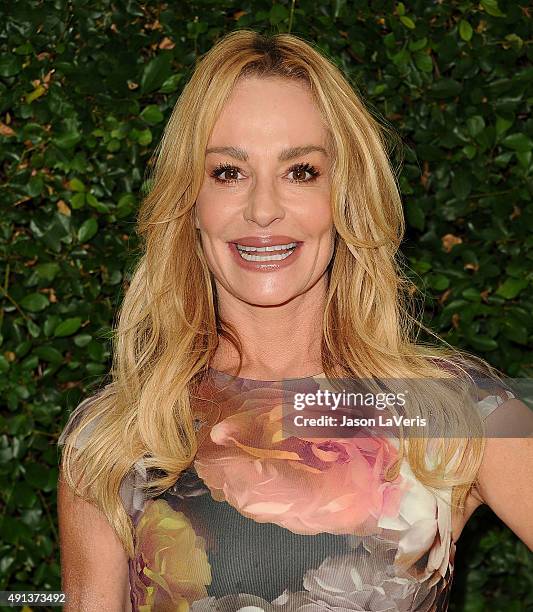 Taylor Armstrong attends the Rape Foundation's annual brunch at Greenacres, The Private Estate of Ron Burkle on October 4, 2015 in Beverly Hills,...