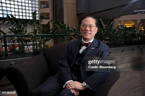 Donald Tsang, Hong Kong's chief executive, poses for a photograph after an interview in Melbourne, Australia, on Friday, June 17, 2011. Tsang, who...