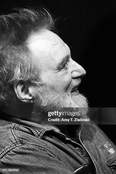 Actor Al Strobel who played on the TV series Twin Peaks the character Mike the 'one-armed man' signs autographs and poses for photos during the sixth...